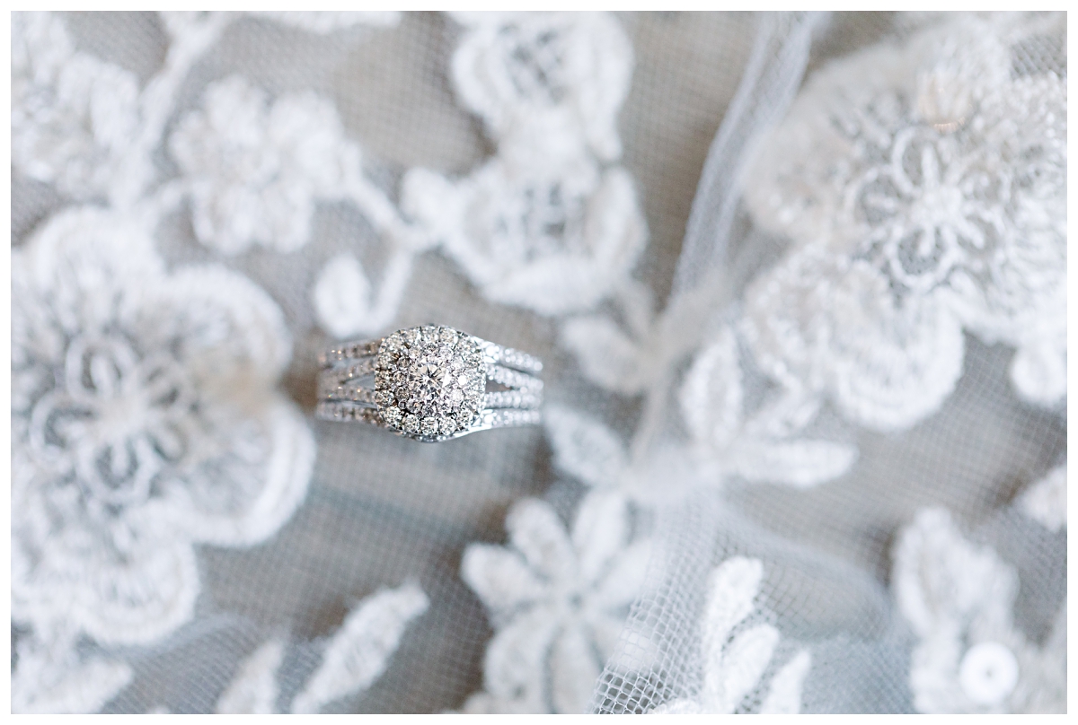 Close up of gorgeous engagement ring  photographed by Dallas wedding photographer Jenny Bui of Picture Bouquet Studio. 